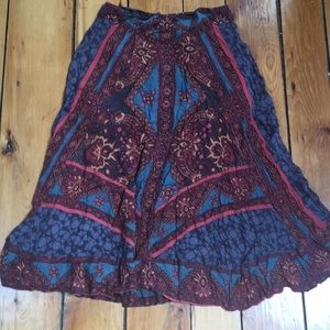 Free people skirt, mid length